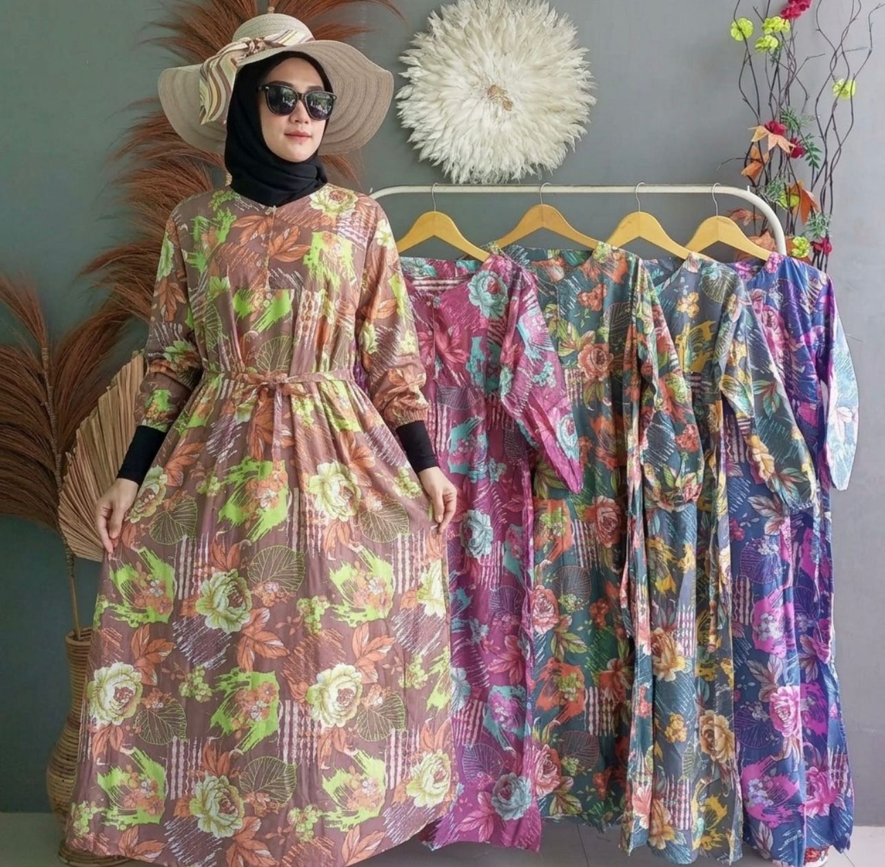 Daster Model bunga
